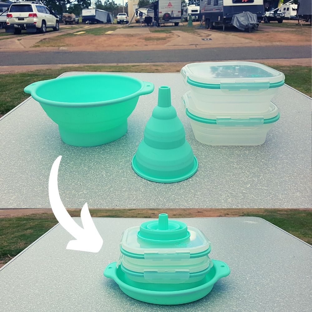 The jsk collapsible, silicone kitchenware pack (premium quality)