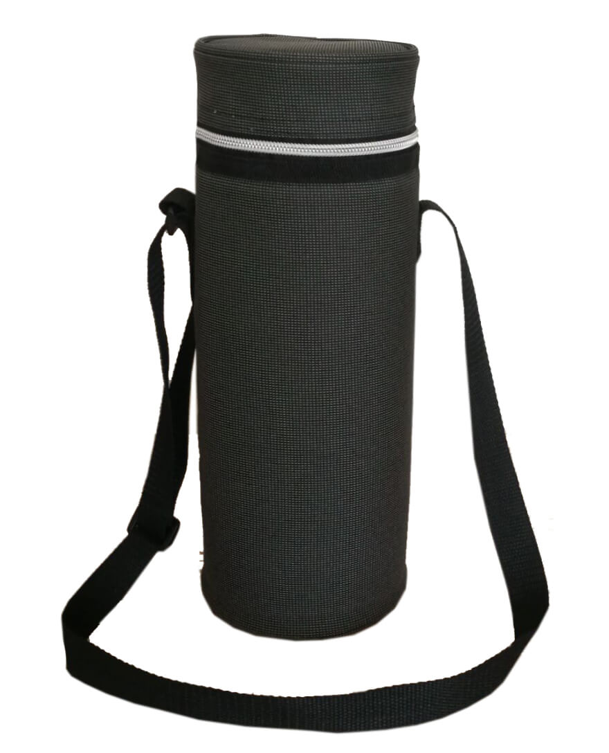 Stylish single wine bottle cooler bag