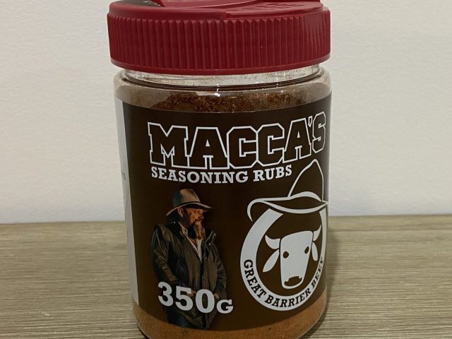 Macca’s seasoning rubs – great barrier beef 350g