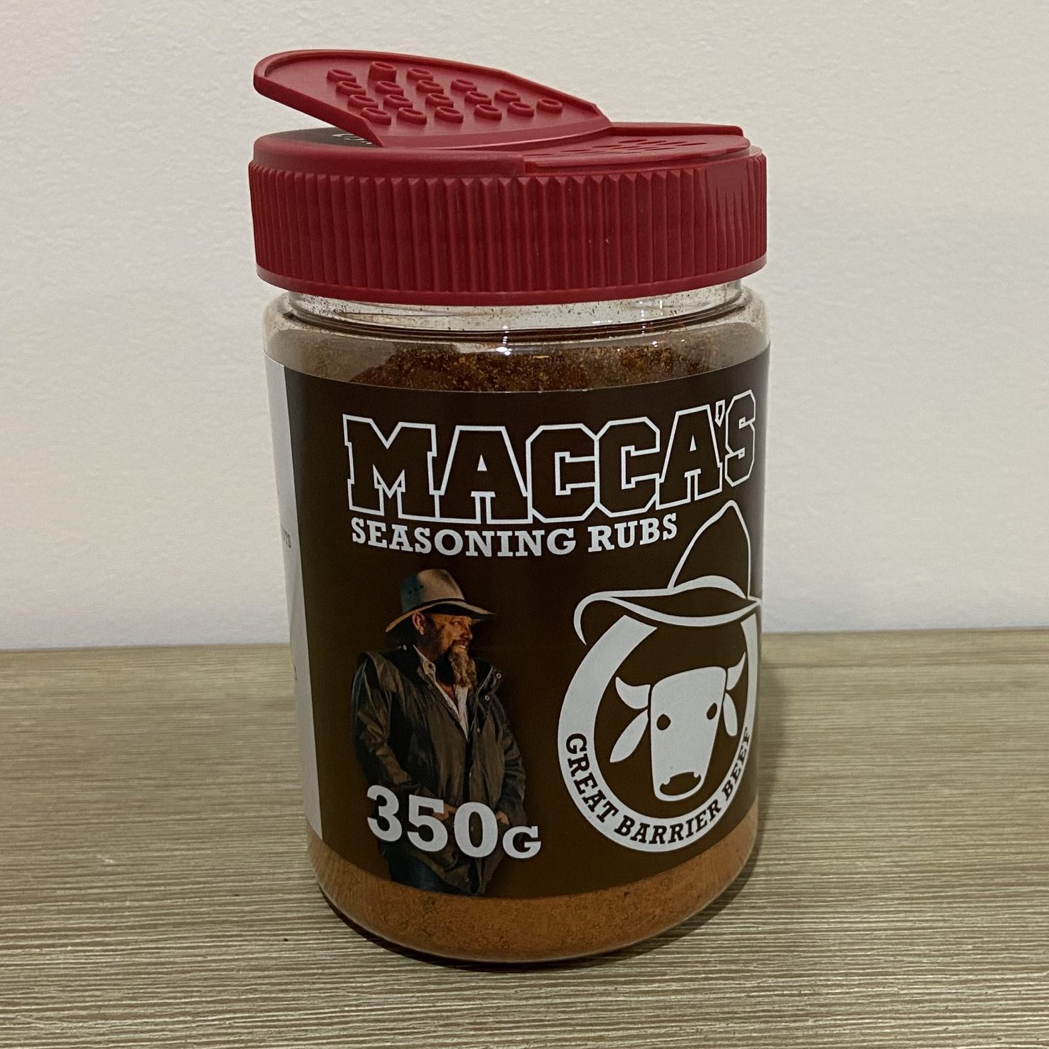 Macca’s seasoning rubs – great barrier beef 350g