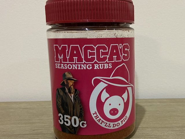 Macca’s seasoning rubs – that’ll do pig 350g