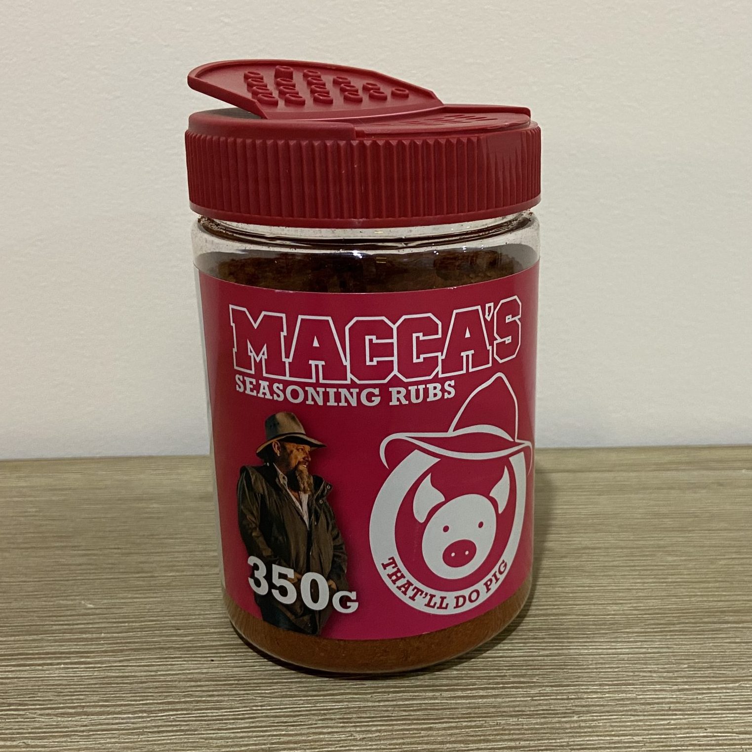Macca’s seasoning rubs – that’ll do pig 350g