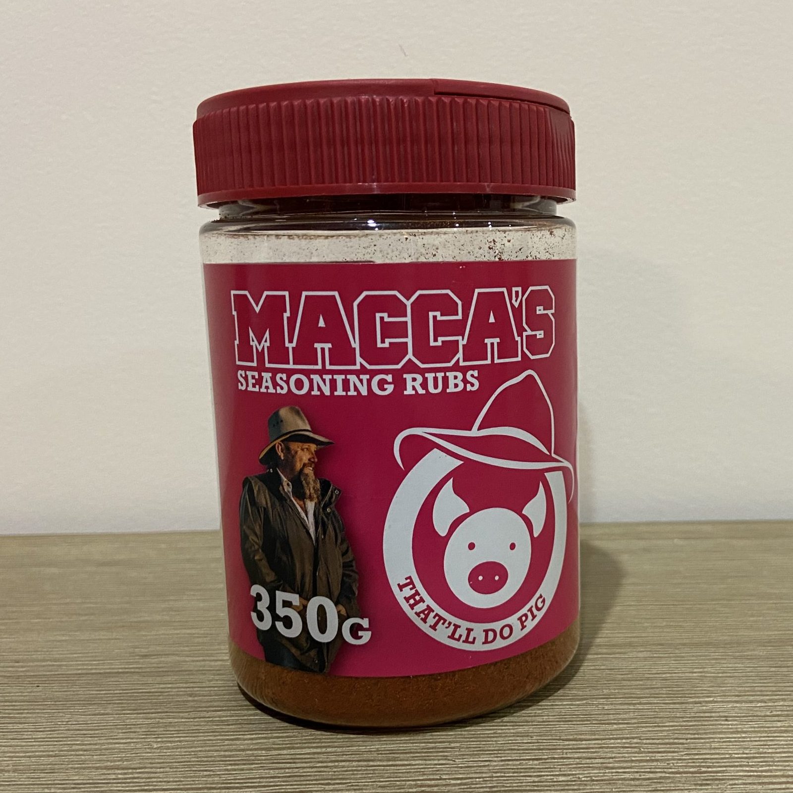 Macca’s seasoning rubs – that’ll do pig 350g