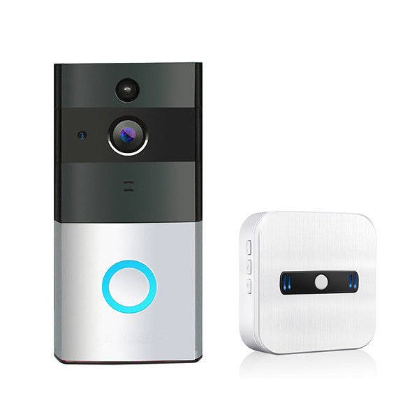 Wi-fi video doorbell intercom with internal chime  and cctv – security camera – home security systems